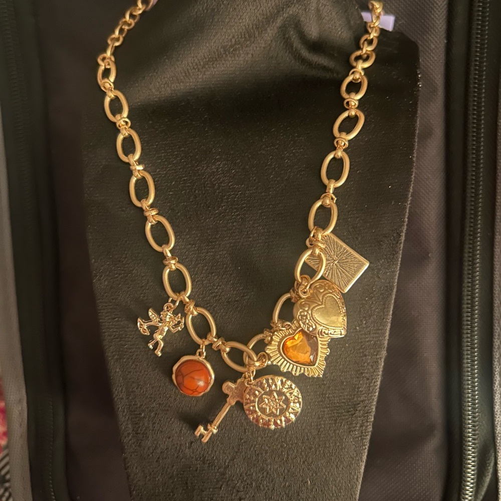 Gold Charm Necklace